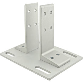 80/20® 25 Series Floor Mount Base Plate Clear 25-2387