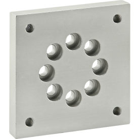 80/20® 25 Series Leveling Caster Base Plate Clear 25-2406
