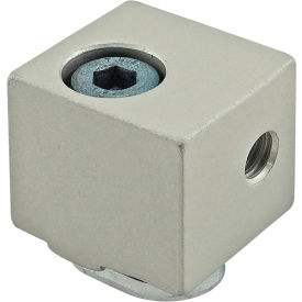 80/20® 25 Series Aluminum Panel Mount Block Clear 25-2427