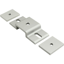 80/20® 25 Series Double Arm Narrow Mesh Retainer w/ Backing Plate Clear 25-2522