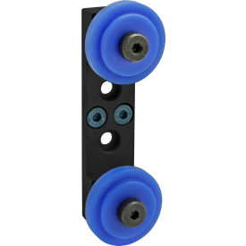 80/20® 25 Series Wheel Bracket Assembly Black 25-2753-BLACK