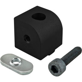 80/20® 25 Series 0 Degree Right Angle Living Nub Black 25-4025-BLACK