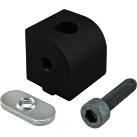 80/20® 25 Series 90 Degree Right Angle Living Nub Black 25-4026-BLACK