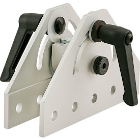 80/20® 25 Series 180 Degree Double Pivot Assembly w/ L-Handles Clear 25-4053
