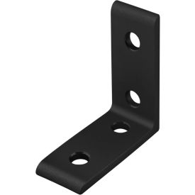 80/20® 25 Series 4 Hole Tall Inside Corner Bracket Black Anodize 25-4115-BLACK
