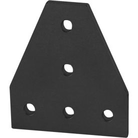 80/20® 25 5 Series Hole Tee Flat Plate Black Anodize 25-4140-BLACK