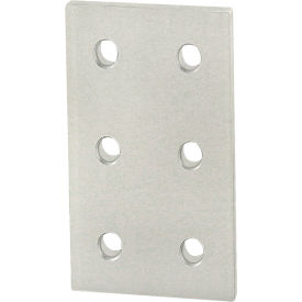 80/20® 25 Series Aluminum 6 Hole Rectangular Flat Plate Clear 25-4166