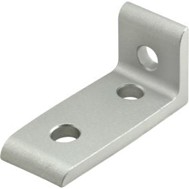 80/20® 25 Series 3 Hole Inside Corner Bracket Aluminum Anodize Finish Clear 25-4176