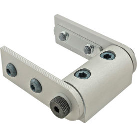 80/20® 25 Series Standard Universal Dynamic Pivot Assembly with Dual Straight Arms Clear 25-4178
