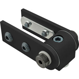 80/20® 25 Series Standard 0 Degree Dynamic Pivot Assembly with Dual Straight Arms Black 25-4180-BLACK