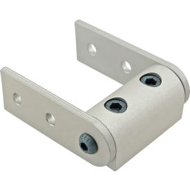 80/20® 25 Series Universal Standard Structural Pivot Assembly with Dual Straight Arms Clear 25-4195