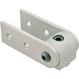80/20® 25 Series 0 Degree Standard Structural Pivot Assembly with Dual Straight Arms Clear 25-4197