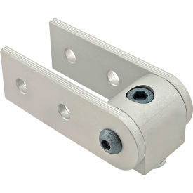 80/20® 25 Series 90 Degree Standard Structural Pivot Assembly with Dual Straight Arms Clear 25-4198