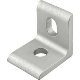 80/20® 25 Series 2 Hole Slotted Inside Corner Bracket Clear 25-4265