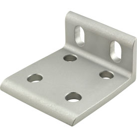 80/20® 25 Series 6 Hole Slotted Inside Corner Bracket Clear 25-4286