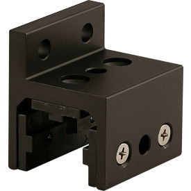 80/20® 25 Series 3 Slot Mount Single Flange Linear Bearing with Brake Holes Black 25-6415-BLACK