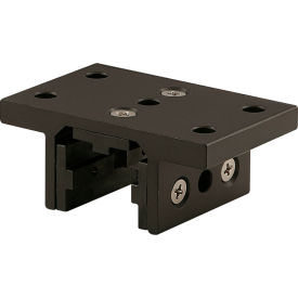 80/20® 25 Series 3 Slot Mount Double Flange Short Standard Linear Bearing w/ Brake Holes Black 25-6425-BLACK