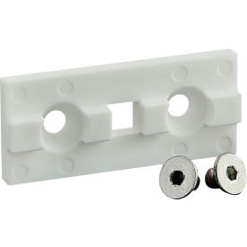 80/20® 25 Series Single-Keyed Unibearing Pad white 25-6705