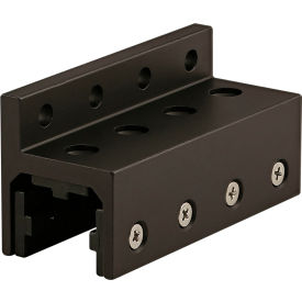 80/20® 25 Series 3 Slot Mount Single Flange Long Standard Linear Bearing Black 25-6716-BLACK