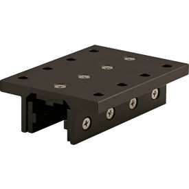 80/20® 25 Series Long Double Flange Linear Bearing 3 Slot Mount Black 25-6726-BLACK