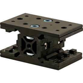 80/20® 25 Series Short Double Unibearing Assembly on 25-2525 X 47MM Black 25-6734-BLACK