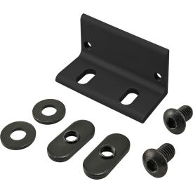 80/20® 10 & 15 Series Magnetic Door Catch Bracket Black 2745-BLACK