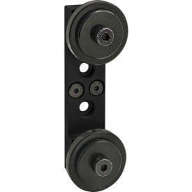 80/20® 10 Series Roller Wheel Bracket with 2281 Black 2753-BLACK