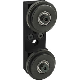 80/20® 15 Series Dual Roller Wheel Bracket with 2280 Black 2755-BLACK