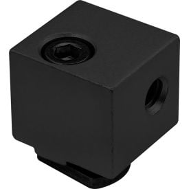 80/20® 10 Series S/S Panel Mount Block Black 2910-BLACK