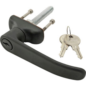 80/20® 10 15 Series Black L-handle With Lock Clockwise 2927