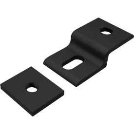 80/20® 30 Series 30mm Single Mesh Retainer w/ Backing Plate Black 30-2436-BLACK