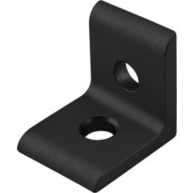 80/20® 30 Series Black 2 Hole Inside corner Bracket 30-4302-BLACK
