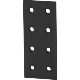 80/20® 30 Series Black 8 Hole Joining plate 30-4365-BLACK