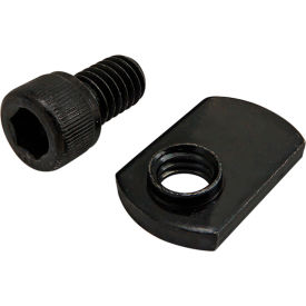 80/20® 5/16-18 x .500 Socket Head Cap Screw w/Slide-In Economy T-Nut Black Zinc 3450