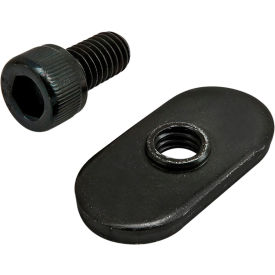80/20® 10-32 x .375 Socket Head Cap Screw & Slide-In Economy T-Nut Black Zinc 3457