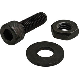 80/20® 10-32 x .625 Socket Head Cap Screw w/Washer & Hex Nut Black Zinc 3459