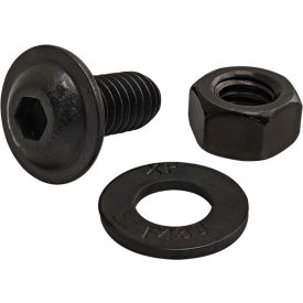 80/20® 5/16-18 x .687 Flanged Button Head Socket Cap Screw w/Washer & Hex Nut Black Zinc 3463