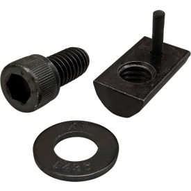 80/20® 5/16-18 x .625 Socket Head Cap Screw w/Washer & Roll-In T-Nut w/Flex Handle Black Zinc 3464