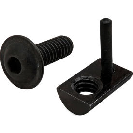 80/20® Flanged Head Socket Cap Screw with Drop-In 1/4-20 x 3/4