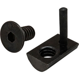 80/20® 15 Series Flat Head Socket Cap Screw and Drop In T-Nut 1/4-20 X 1/2