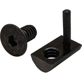 80/20® 15 Series Flat Head Socket Cap Screw and Drop In T-Nut 1/4-20 X 1/2