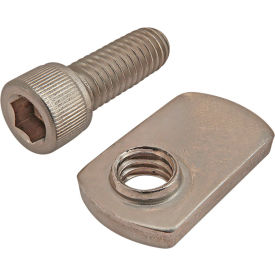 80/20® Socket Head Cap Screw with Economy T-Nut Stainless Steel 5/16-18 X 7/8