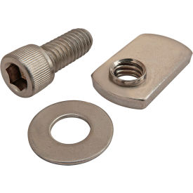 80/20® Socket Head Cap Screw with Washer and Economy T-Nut Stainless Steel 5/16-18 X 3/4