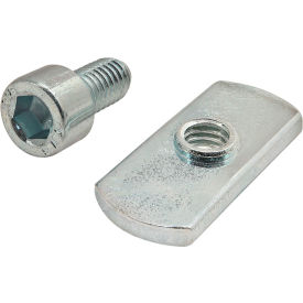 80/20® M6 x 12.00mm Socket Head Cap Screw with Slide-In Economy T-Nut Zinc 3831