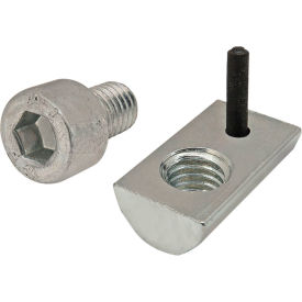 80/20® M8 x 12.00mm Socket Head Cap Screw and Roll-In T-Nut w/ Flex Handle Zinc 3840