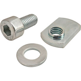 80/20® M8 x 16.00mm Socket Head Cap Screw with Washer and Slide-In Economy T-Nut 3874