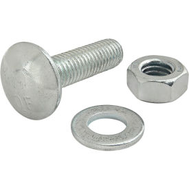 80/20® Metric Series Bolt Assembly M8 x 30 mm T-Slot Stud with Washer & Hex Nut Bright Zinc 3882