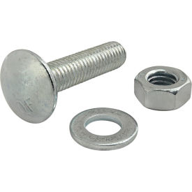 80/20® Metric Series Bolt Assembly M8 x 35 mm T-Slot Stud with Washer & Hex Nut Bright Zinc 3883