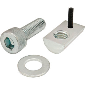 80/20® Bolt Assembly M8 x 25mm Bright SHCS w/Washer & Roll-In T-Nut w/Flex Handle Bright Zinc 3888