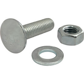 80/20® Bolt Assembly M8 x 30mm Economy T-Slot Stud with Washer & Hex Nut Bright Zinc 3890